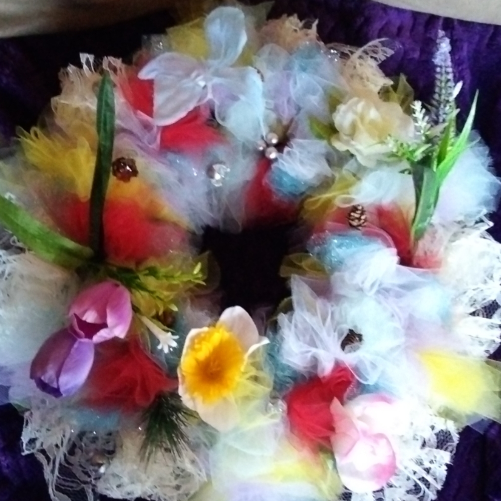 Spring wreath - Picture 2 of 4